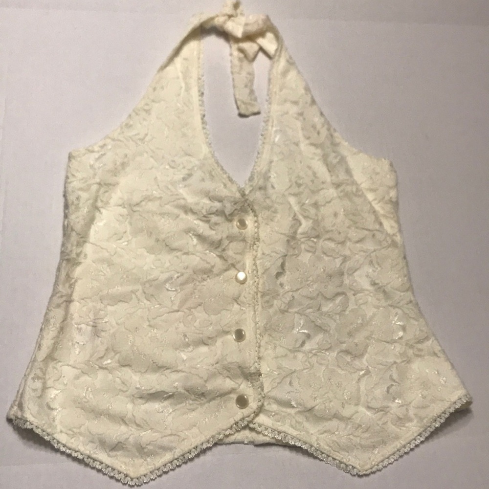 Beige halter top